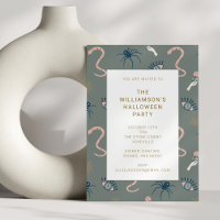Witchy Gothic Gray Apothecary Halloween Party