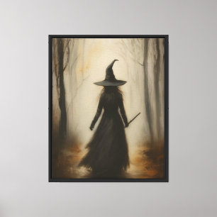 Witchy Halloween Canvas Print