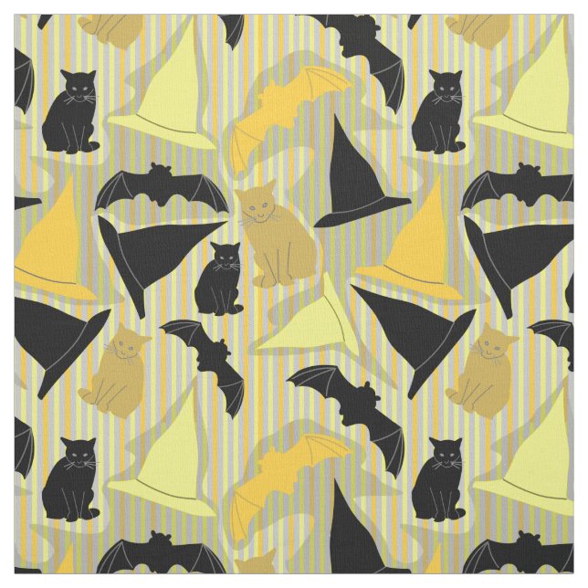 Witchy Halloween  Fabric (Swatch)