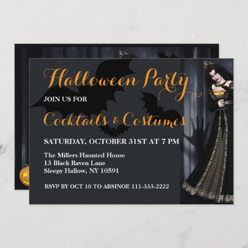Witchy Halloween Invitation