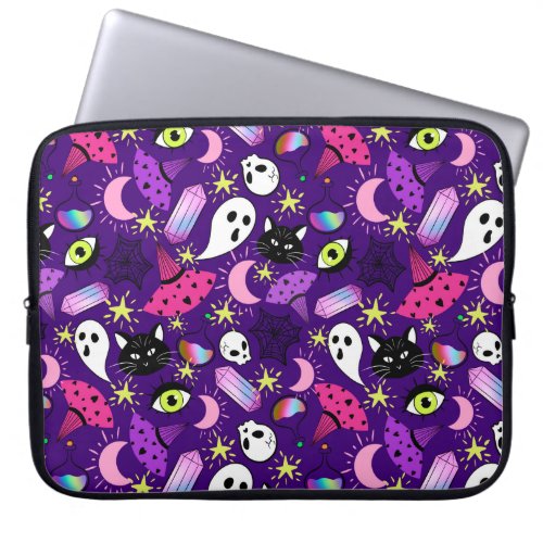 Witchy Halloween  Laptop Sleeve