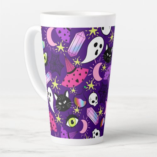 Witchy Halloween  Latte Mug