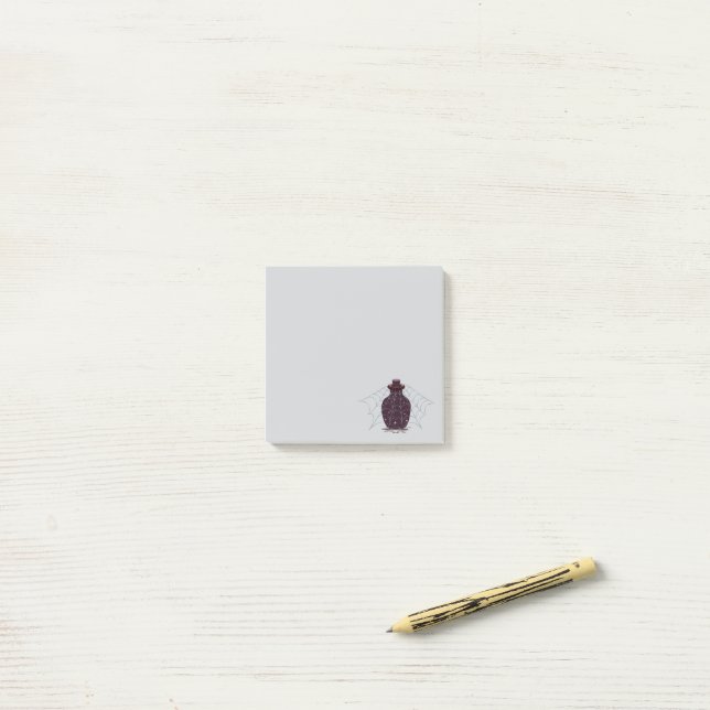 Witchy Halloween Magic Bottle  Post-it Notes (On Desk)