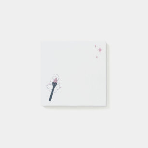 Witchy Halloween Magic Wand and Twinkle Stars Post-it Notes