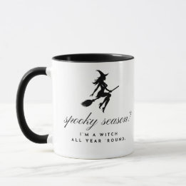 witchy halloween mug