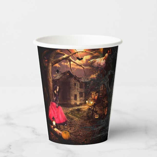 Witchy Halloween  Paper Cups (Front)