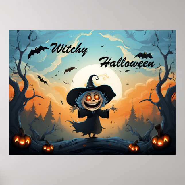 Witchy Halloween Poster (Front)