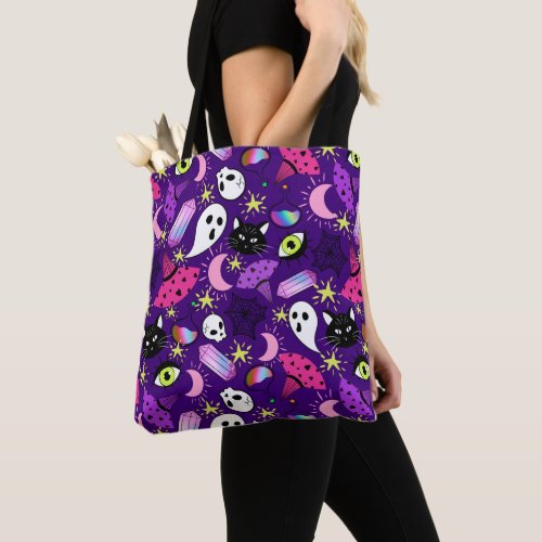Witchy Halloween Tote Bag