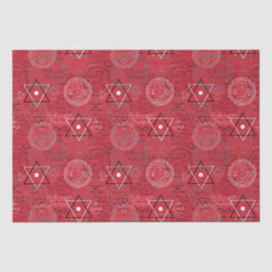 Witchy Halloween Wiccan Pentagram Pentacle Tissue Paper