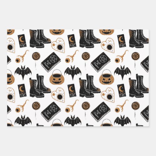 Witchy Halloween Wrapping Paper
