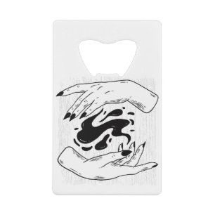 Witchy Hands Credit Card Bottle Opener