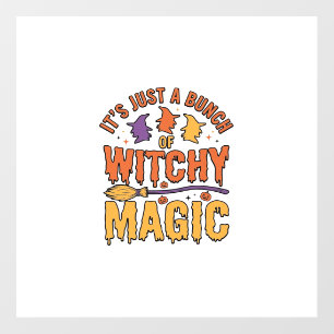 Witchy Magic Halloween Typography Design_1 Floor Decals