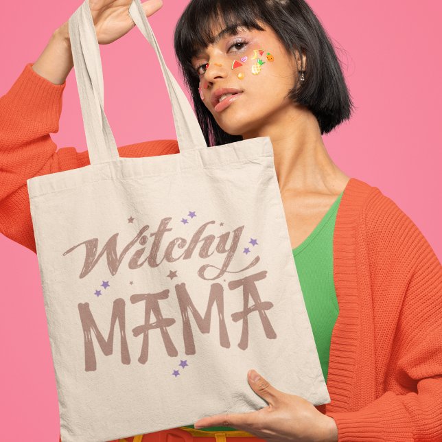 Witchy Mama Halloween Basic Witch Tote Bag (Creator Uploaded)