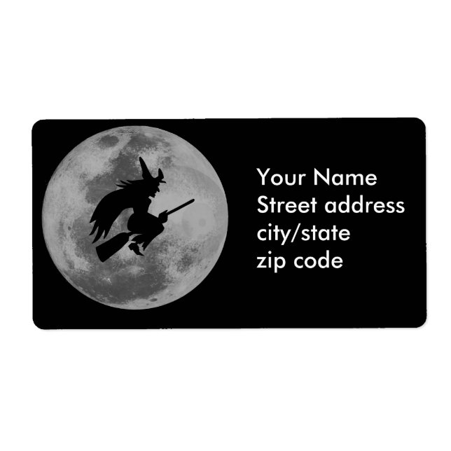 Witchy Moon Label (Front)
