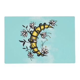Witchy Moon Magic Boho Witchcraft Placemat