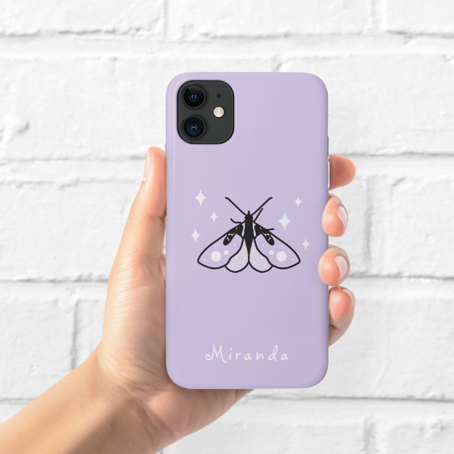 Witchy Moth Purple Phone Case (Creator Uploaded)