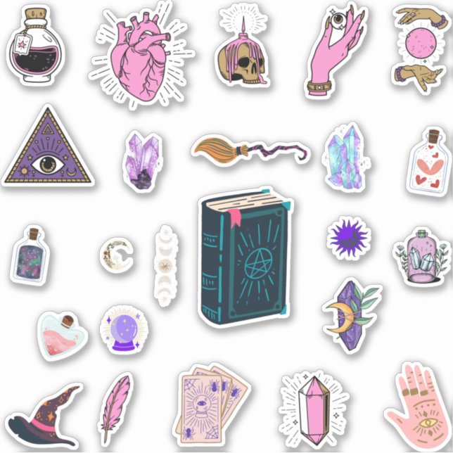 Witchy Multiple All in One  Sticker (Front)