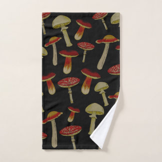 Witchy mushrooms towl hand towel