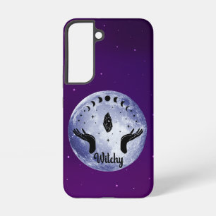 Witchy Night - Mystical Moon Phases Samsung Galaxy S22 Case