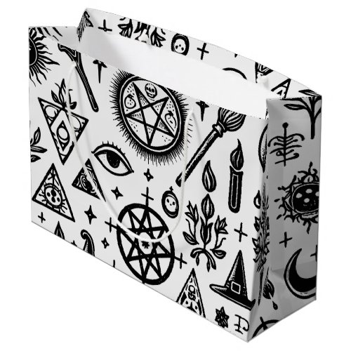 Witchy Occult Symbols Gift Bag
