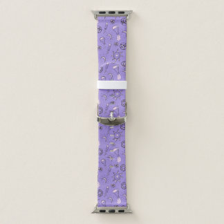 Witchy Occult Symbols Pattern - Mystical Magical Apple Watch Band