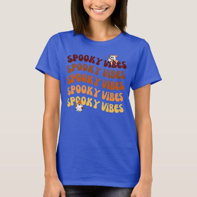 Witchy October Vibes Halloween Tee (Front)