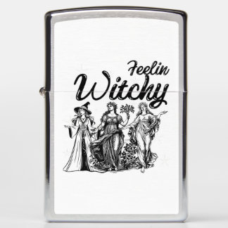 Witchy October Vibes T-shirt Halloween Tee Zippo Lighter
