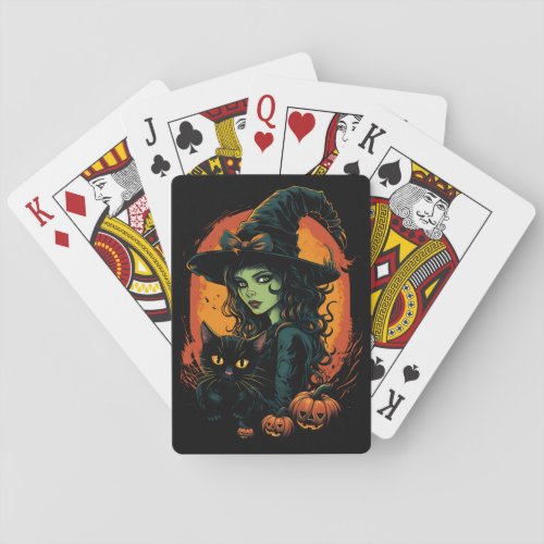 Witchy Poker Cards