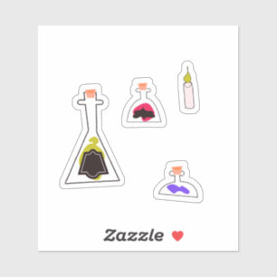 Witchy Potions Candle Spooky Aesthetic Halloween Sticker