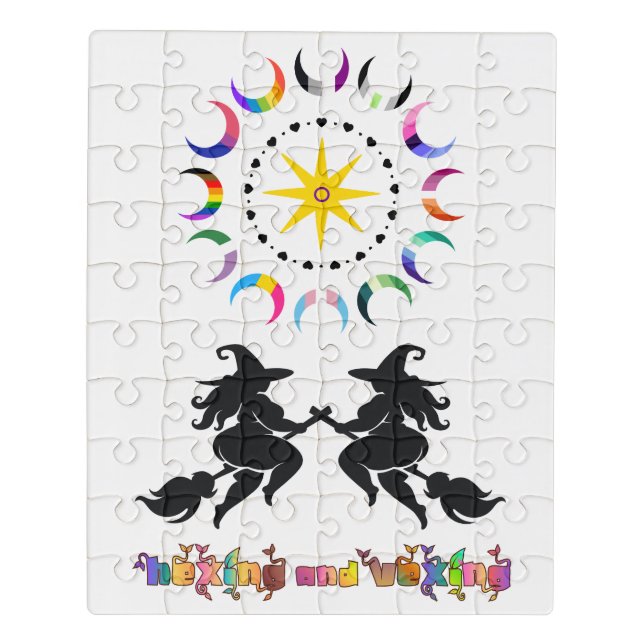 Witchy Queer Pride Jigsaw Puzzle (Puzzle Vertical)