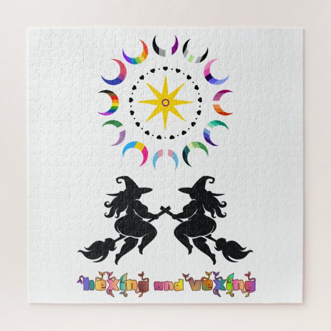 Witchy Queer Pride Jigsaw Puzzle (Vertical)