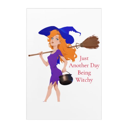 Witchy Redhead Thunder_Cove  Acrylic Print