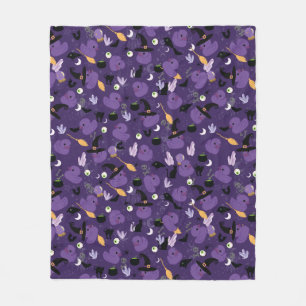 Witchy Rubber Ducks Fleece Blanket