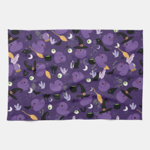 Witchy Rubber Ducks Kitchen Towels