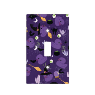 Witchy Rubber Ducks Light Switch Cover