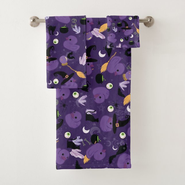 Witchy Rubber Ducks Towel (Insitu)