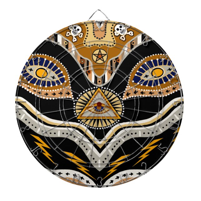 Witchy Spells and Potions Dart Board (Front)