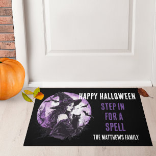 Witchy Step in for a Spell Funny Doormat
