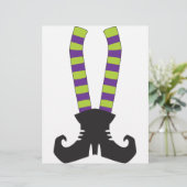 Witchy Stripy Socks (Standing Front)
