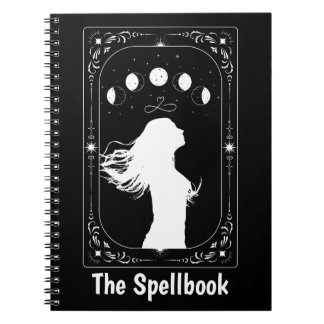 Witchy Tarot Spellbook Zodiac Whimsy Mystic Magic Notebook