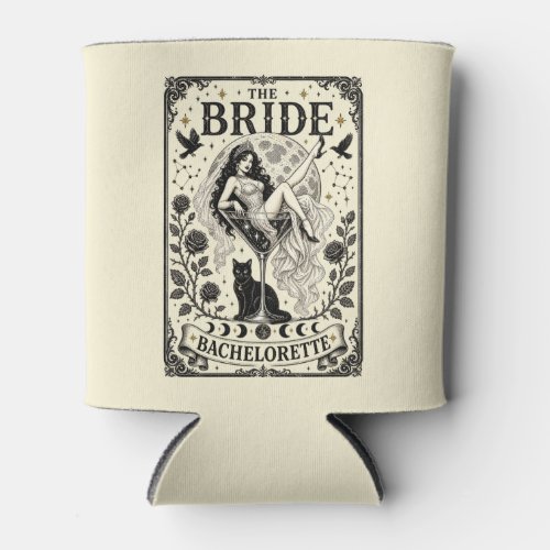 Witchy The Bride Tarot Bachelorette Favor Name Can Cooler