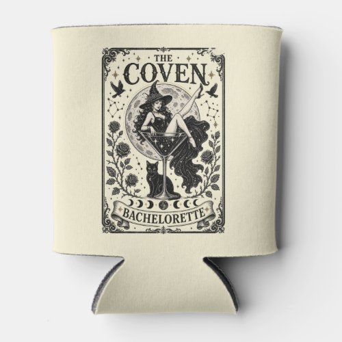 Witchy The Bride Tarot Bachelorette Favor Name Can Cooler