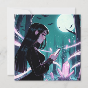 Witchy Themed Birthday Party Invite