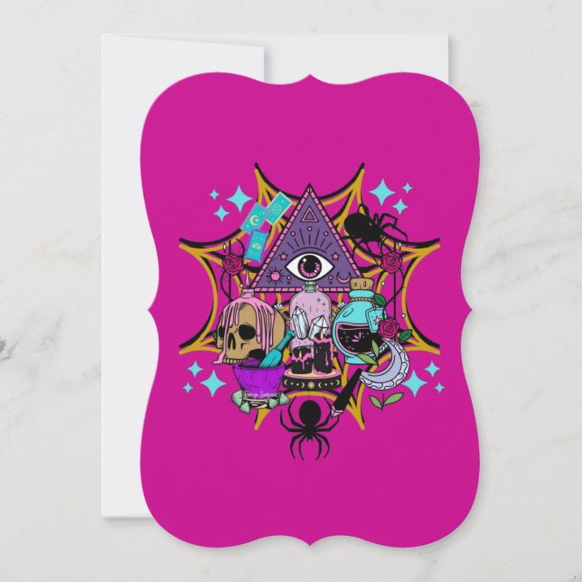 Witchy Vibes and Spiders (Front)