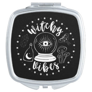 Witchy Vibes Compact Mirror