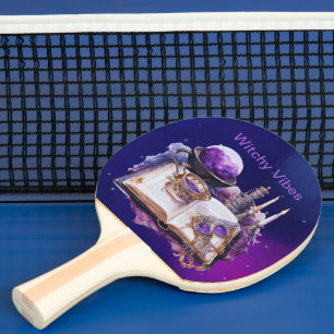 Witchy Vibes Ping Pong Paddle