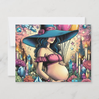 Witchy Vibes Preganacy  Postcard