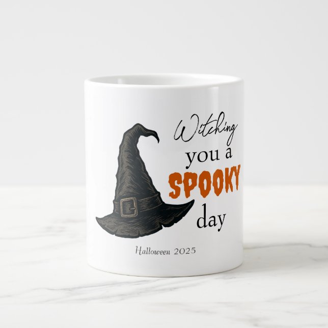 Witchy Vibes - Spooky & Stylish |  Giant Coffee Mug (Front)