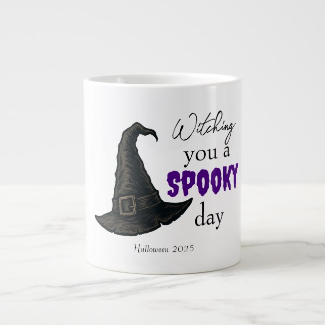 Witchy Vibes - Spooky & Stylish |  Giant Coffee Mug (Front)