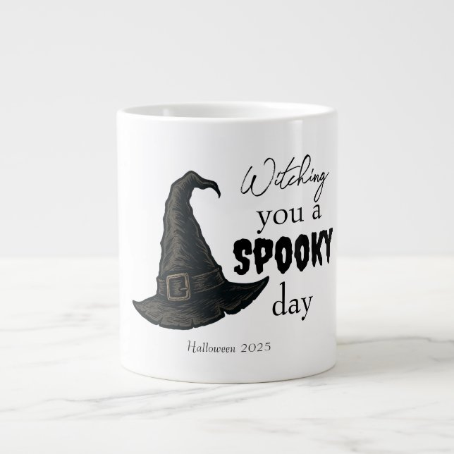 Witchy Vibes - Spooky & Stylish |  Giant Coffee Mug (Front)